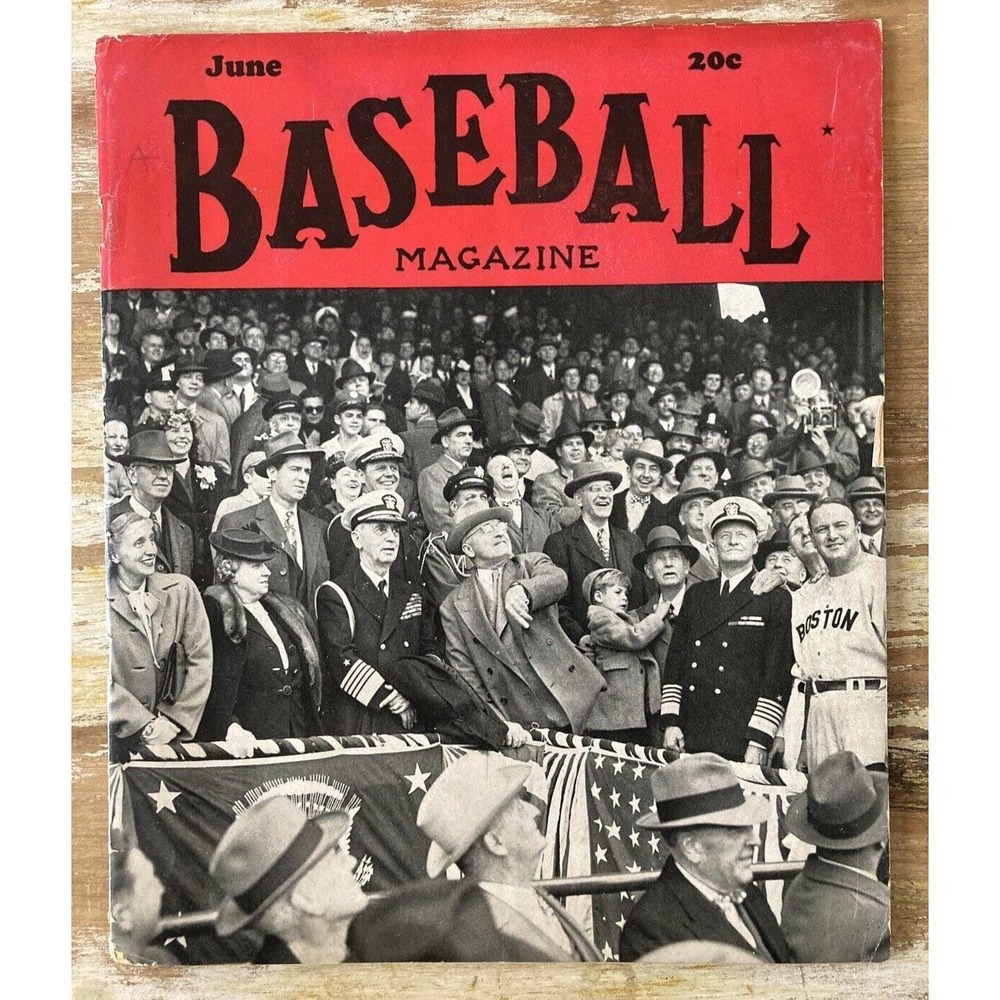 Vintage sports Baseball Magazine June 1946 Crash Davis Joe Dimaggio Tom Henrich